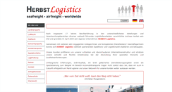 Desktop Screenshot of herbst-logistics.de